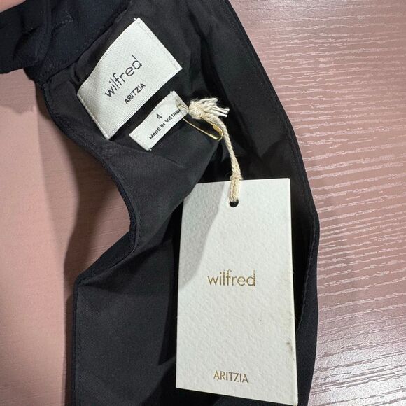 New Aritiza Wilfred Pageturner Jumpsuit Black size 4 - Picture 10 of 10